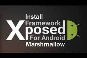 install xposed framework on Android marshmallow